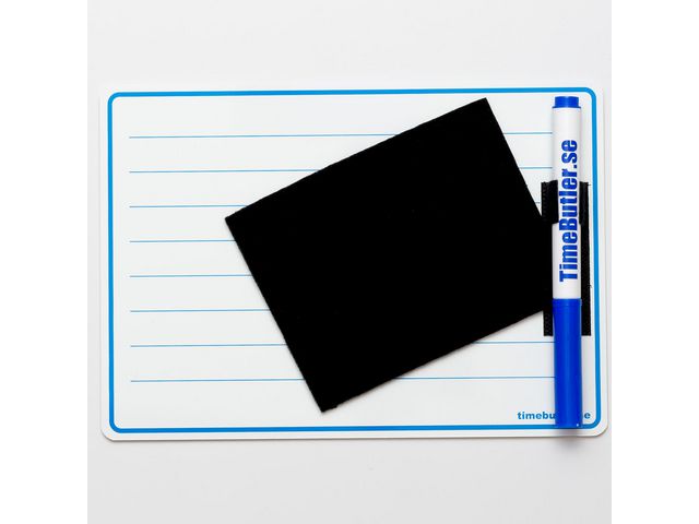 Whiteboard kontorstavla A5 linjerad