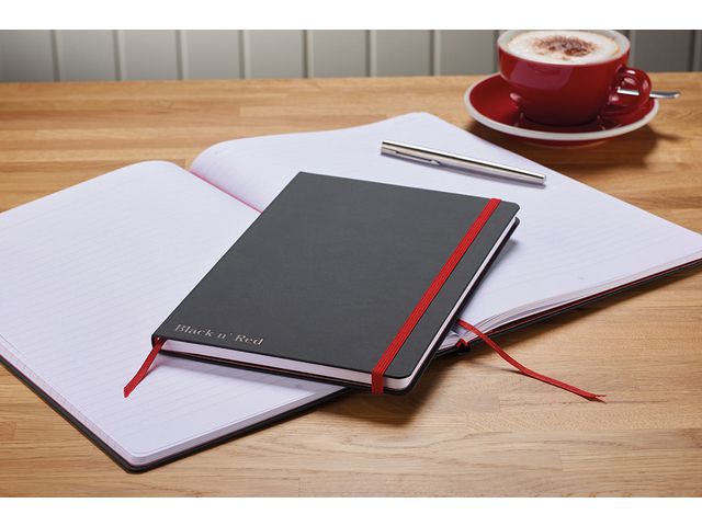Anteckningsblock OXFORD Black n´Red A5 hard linj - 2