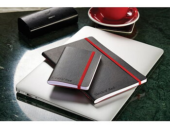Anteckningsblock OXFORD Black n´Red A5 soft linj