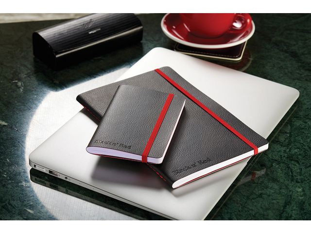 Anteckningsblock OXFORD Black n´Red A6 soft linj - 2