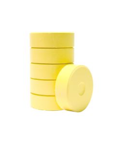 Färgblock 44 mm ljusgul 6/fp