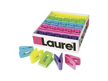 Pappersklämma Laurel plast 25x43 mm