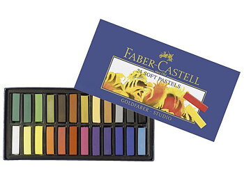 Torrpastellkritor Faber Castell 24 färger