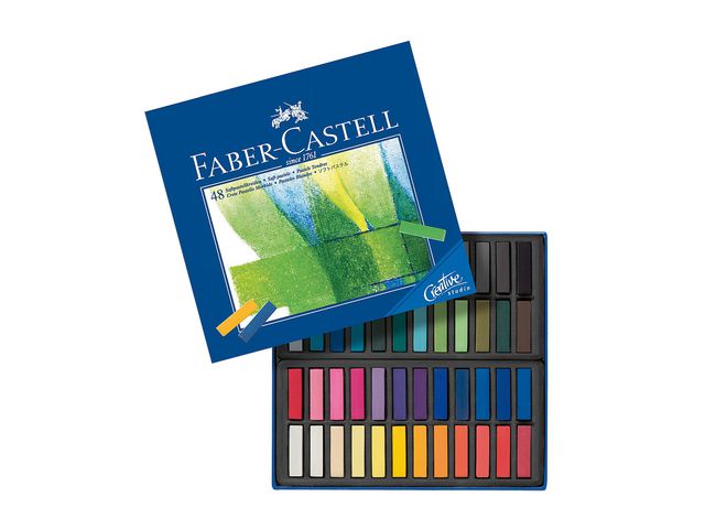 Torrpastellkritor Faber Castell 48 färger