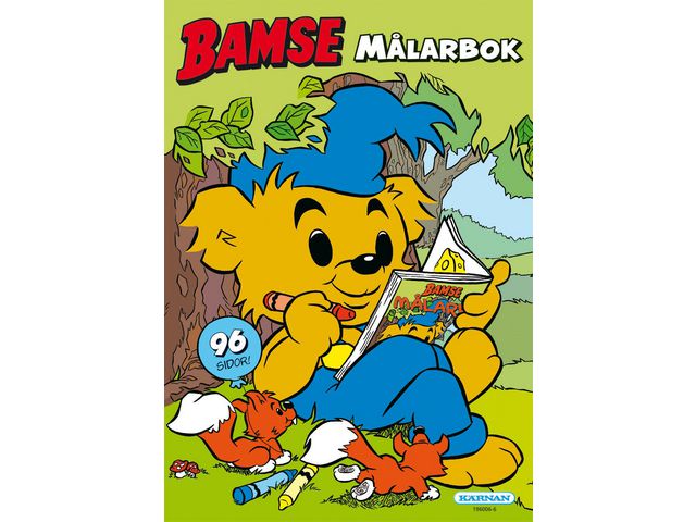 Målarbok Bamse - 2
