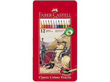 Färgpennor Faber Castell Classic 12 färger/fp