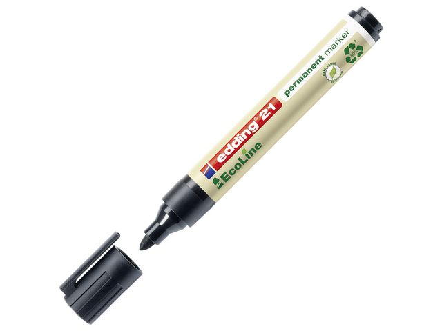 Märkpenna Edding Ecoline 21 svart 10/fp