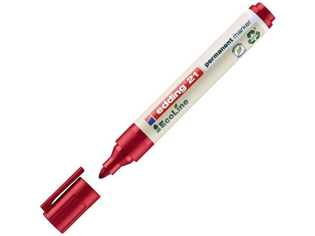 Märkpenna Edding Ecoline 21 röd 10/fp - 2