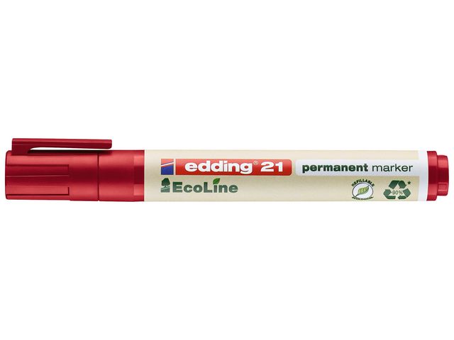 Märkpenna Edding Ecoline 21 röd 10/fp - 3