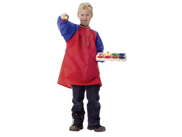 Förkläde med ärm 5-8år - 2