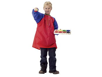 Förkläde med ärm 5-8år