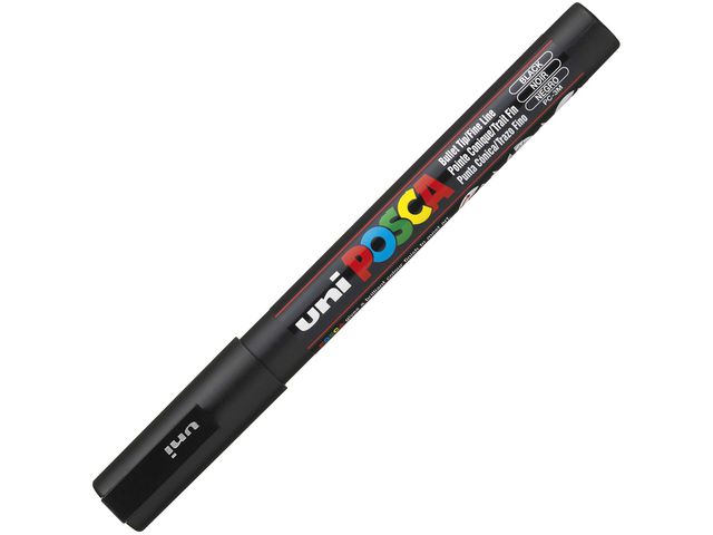 Märkpenna UNI Posca PC-3M Fine svart