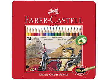 Färgpennor Faber Castell Classic 24  färger/fp