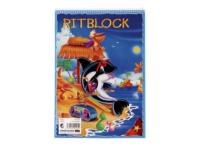 Ritblock A4 80g 80 blad 10/fp