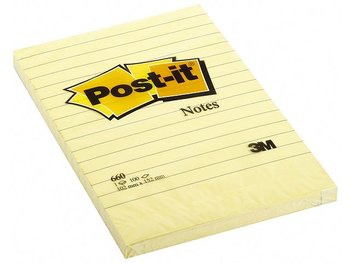Notes POST-IT Linjerat 102mm x 152mm 6/fp
