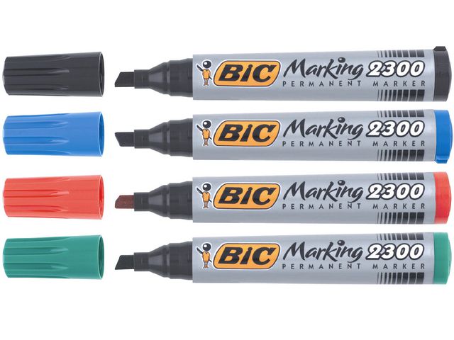 Märkpenna Bic Eco 2300 4 fp