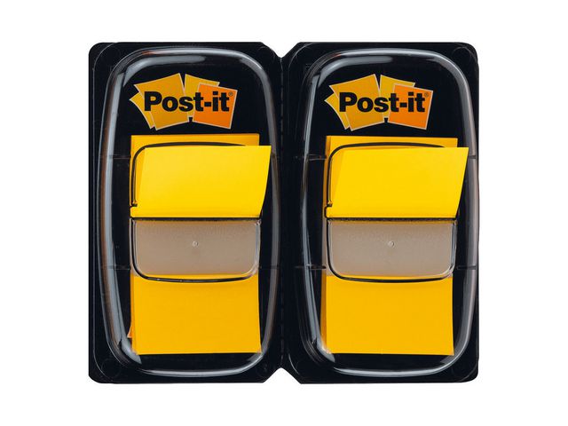 Index POST-IT dubbelpack 2x50 gul 6/fp - 2