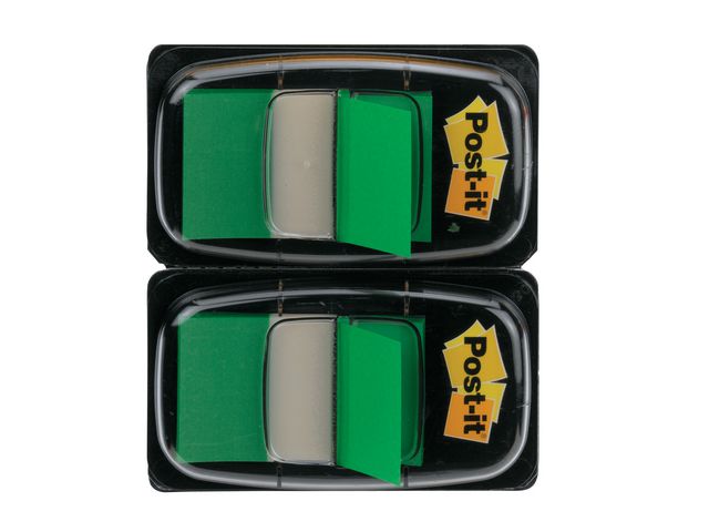 Index POST-IT dubbelpack 2x50 grön 6/fp - 2