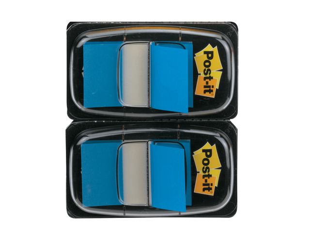 Index POST-IT dubbelpack 2x50 blå 6/fp - 2
