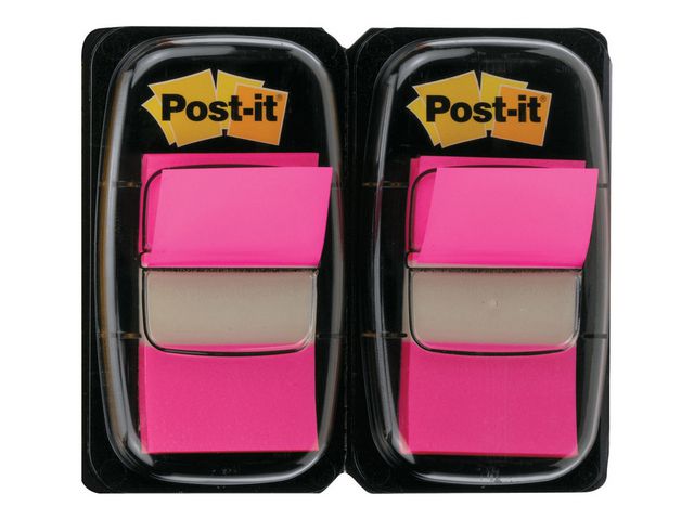 Index POST-IT dubbelpack 2x50 cerise 6/fp - 2