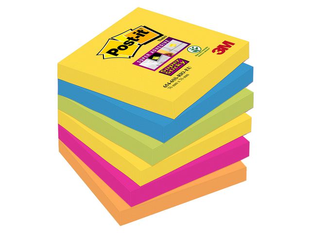 Notes POST-IT Super St Rio 76x76mm 6/FP