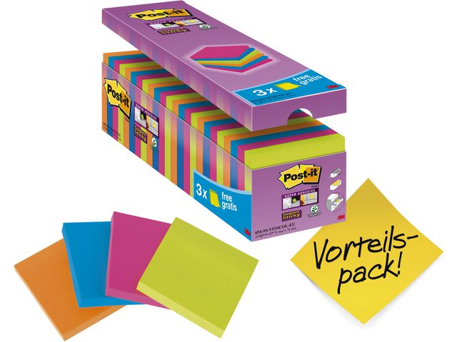 Notes POST-IT SuperSticky 76x76mm 24/FP - 2