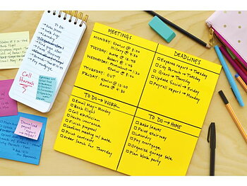 Notes POST-IT Big Notes 279x279mm gul 6/fp