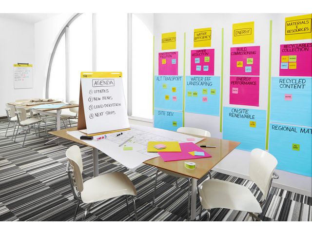 Notes POST-IT Big Notes 279x279mm gul 6/fp - 5