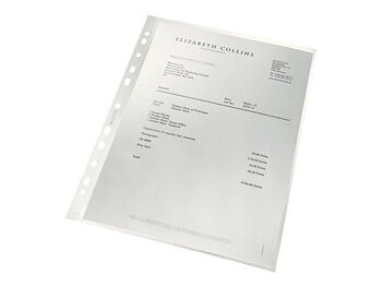 Plastficka recycled A4 0,09 100/FP