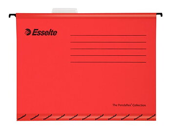 Hängmapp ESSELTE A4 röd 25/fp