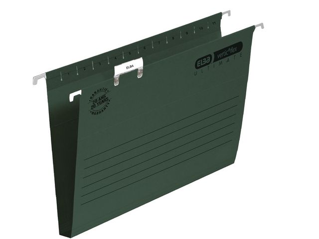 Hängmapp ELBA Vertic Folio 30mm grön 50/fp