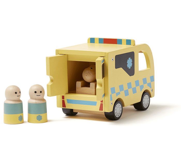 Ambulansbil i trä Kids Concept - 2