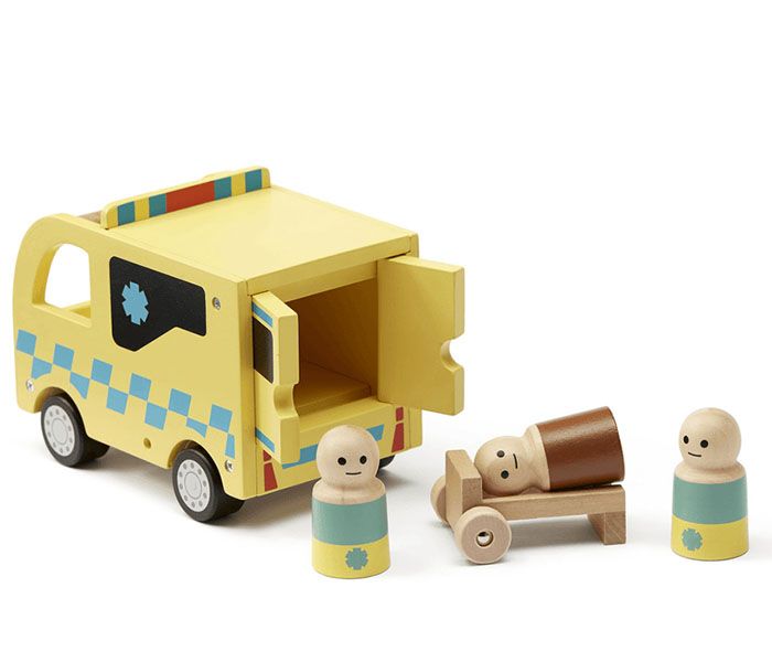 Ambulansbil i trä Kids Concept - 3