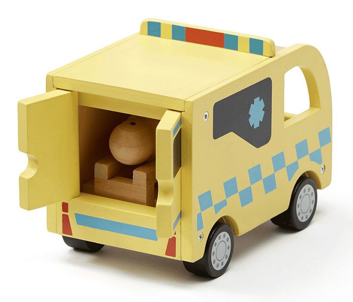 Ambulansbil i trä Kids Concept - 5