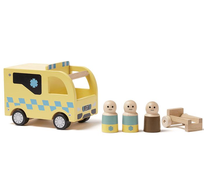 Ambulansbil i trä Kids Concept - 7