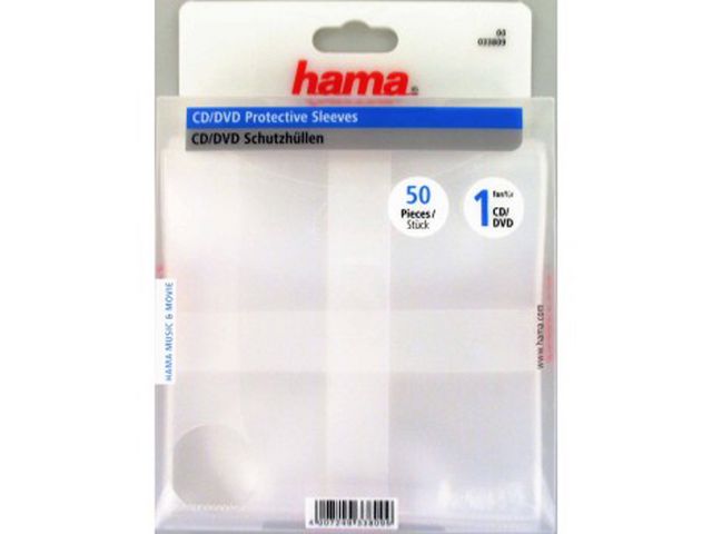 CD/DVD-Fodral HAMA Transparent 50/FP - 2
