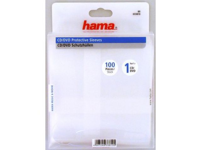CD/DVD-Fodral HAMA Transparent 100/FP - 2