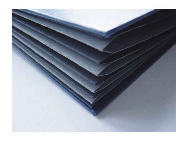 Sorteringsmapp Exactive 9-flik svart - 2