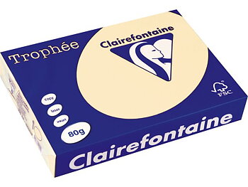 Färgat papper A4 80g Creme 500/fp