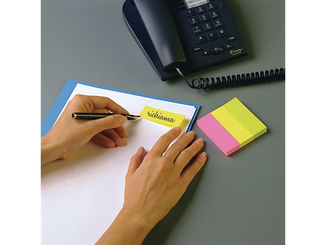 Index POST-IT  3 färger 25x76mm - 2