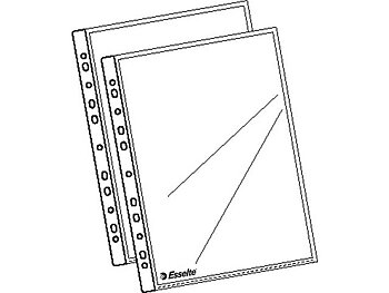 Ficka PP A4 0,04 glasklar 100/FP