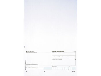 Standardblankett Plusgiro 250/FP