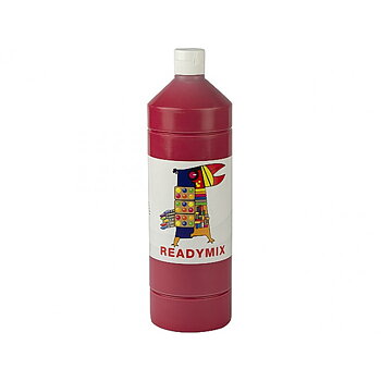 Readymix 1000ml mörkröd-primärröd