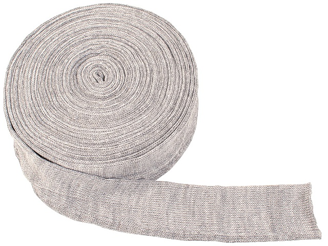 Tubstickad väv grå bredd 6 cm x 10 m