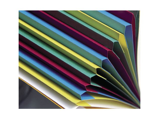 Sorteringsmapp EXACACOMPTA 7-flik blå - 2