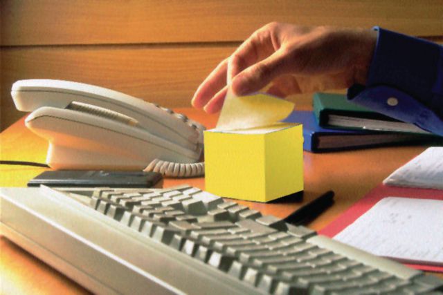 Notes POST-IT Kub 2028 76x76 mm gul - 3