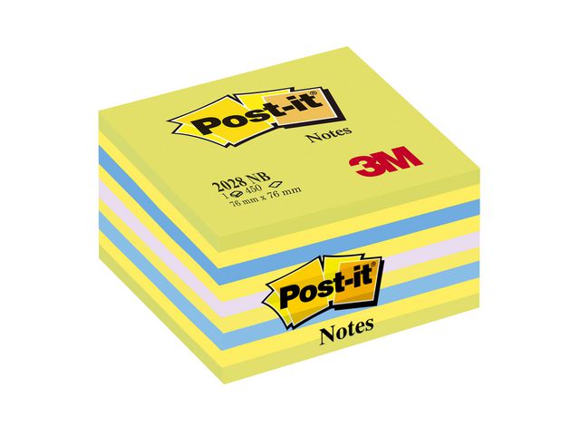 Notes kub POST-IT 2028NP 76x76 intensiv grön