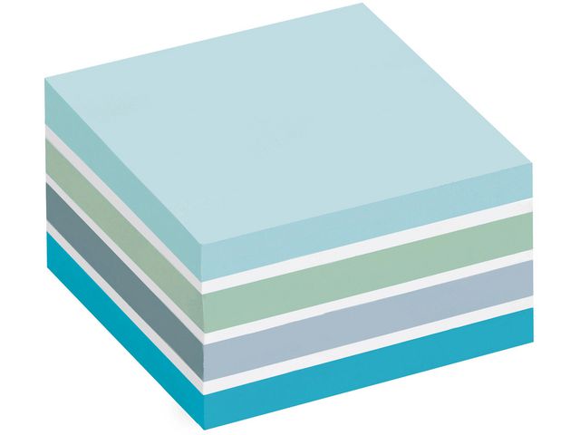 Notes POST-IT Kub 76x76mm blå/vit - 2