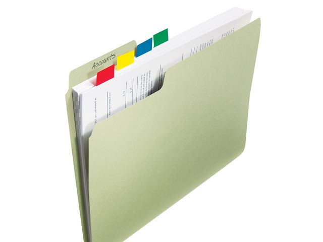 Index POST-IT 25x43mm grön - 4