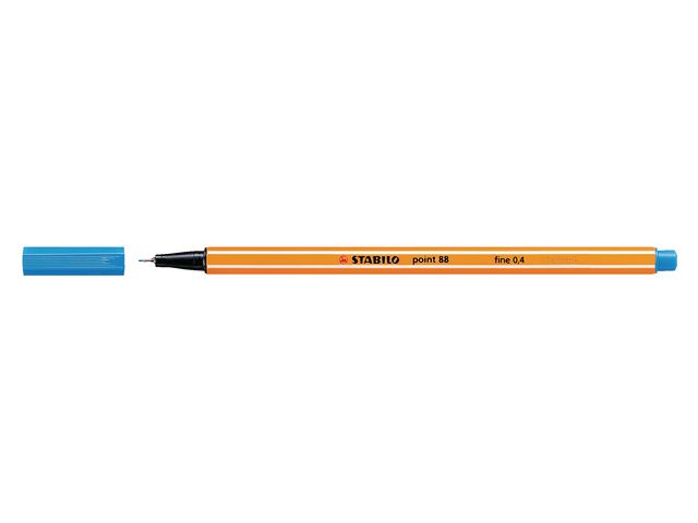 Fineliner Stabilo Point 88 mellanblå 10/fp